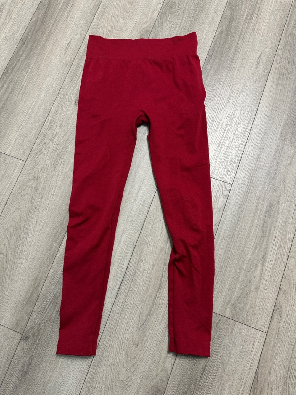 New Mix Deep Red Stretch Leggings
